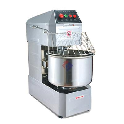 China Uniform Dough Mixing Small Dough Mixer Spiral Kneader 50 Kg Bakery Price for sale