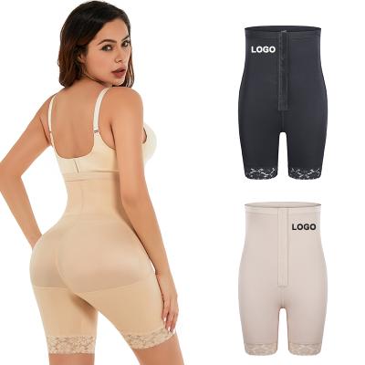 China Breathable Custom Logo Lace Tummy Control Butt Lifter Women Slimming High Waist Hip Increase Shapewear Plus Size Body Shaper for sale