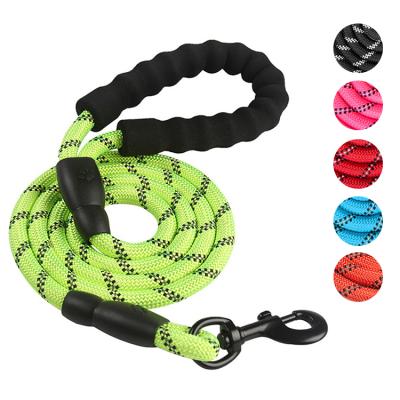 China Thoughtful Strong 5FT Rope With Comfortable Padded Handle Dog Leash for sale