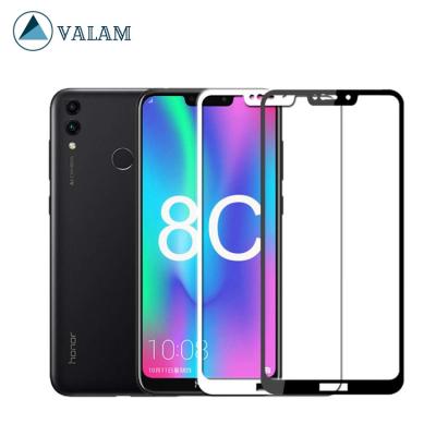 China Anti Scratch 9D Full Coverage HD Tempered Glass Screen Protector For Huawei Honor 8C for sale