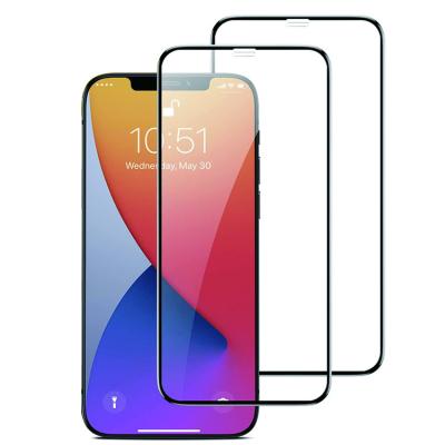 China Anti Scratch 10D Full Coverage HD Tempered Glass Screen Protector for iPhone 12 pro for sale