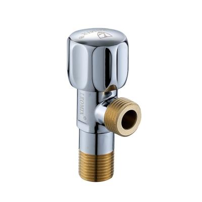 China General China Supplier Bathroom Accessory Forged Brass Two Way Angle Stop Valve for sale