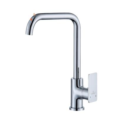 China Thermostatic Faucets Kitchen Sink Basin Handle Faucets Single Lever Zinc Alloy Single Mixer Faucet for sale