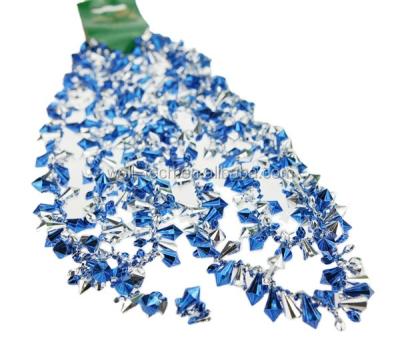 China Durable Christmas Plastic Diamond Bead Chain Bead Garland Decoration for sale