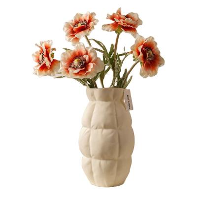 China Modern Living Nordic Home Decoration Vase Mini Flower Vase For Ceramic Decoration Vase Candle Holder for sale