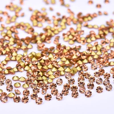 China Tiny Nail Pointback Crystal Stones Rhinestones Loose Beads DIY Fashion Rhinestones SS2-SS20mm Glass Bags Factory Direct Selling Jewelry for sale