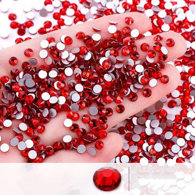 China Shiny Flatback Hot Selling Nail Jewelry Accessories For DIY Nail Crystal Flat Back Rhinestones for sale