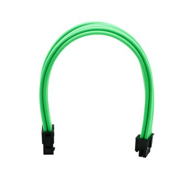 China Solo envuelto trenzó 8 el cable de extensión de la fuente de alimentación de la PC de Pin Male To 8 Pin Female en venta