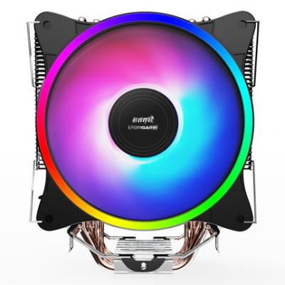 China Tipo de la torre del flujo de aire del ventilador de la PC de la CPU del RGB alto con 4 tubos de calor en venta