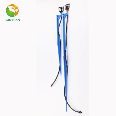 China greenhouse water saving plastic micro suction irrigation water sprinkler with stakes set sprinkler on stakes for sale