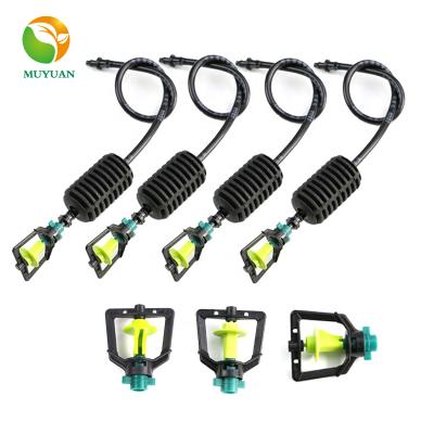 China Greenhouse Hanging Accessary Fittings Cultivate Irrigation System Garden Tools Plastic Micro Sprinkler Hanging Sprinkler for sale