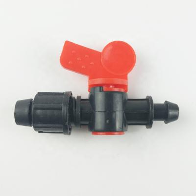 China Easy Use Mini Valve Best Price Lock Installation Valves For Tape / Drip Pipe for sale