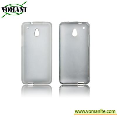 China TPU soft  cover for HTC M4 one mini, both frosted finish for sale