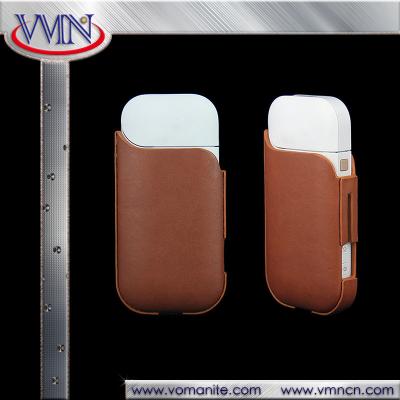 China Aikos stick PU leather case cover for iQOS with plastic hard PC IQOS Electronic Cigarettes case for sale