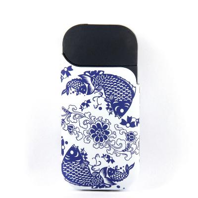 China Blue and White china IQOS water decal case for IQOS water printing hard PC cover for Electronic cigarette for sale