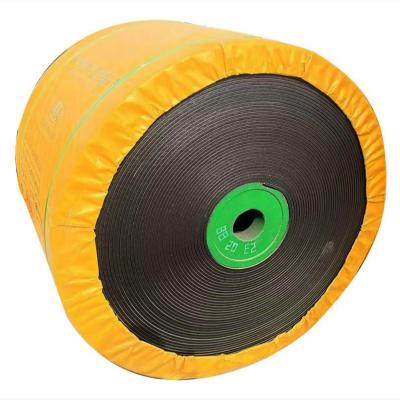 China PE Conveyor Belt Abrasion Resistant Conveyor Belt 4 Ply 800 Ply Rubber Belt Nylon Rubber Cheap Price for sale