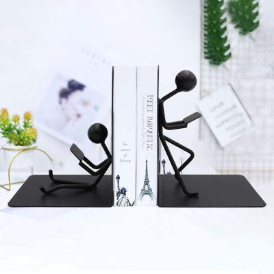 China Simple, revealing heavy-duty metal learning bookends are ideal for use in offices, libraries, classrooms and study areas for sale