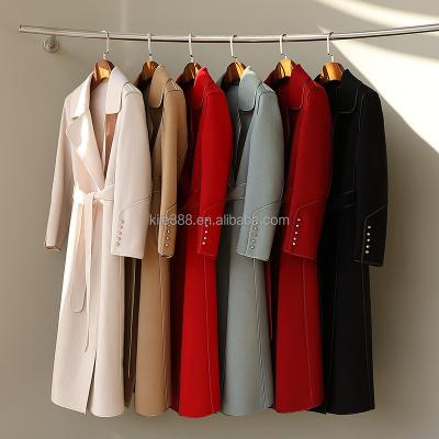 China 2023 viable winter factory wholesale women's cashmere wool quality coat for sale