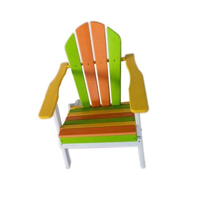 China Waterproof& UV Resistant Recycled HDPE Poly Adirondack Chair Portable Stable Plastic Kids Garden Adirondack Chair With Armrest For Outdoor for sale