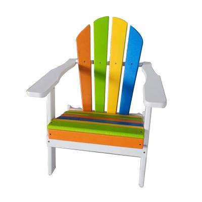 China Waterproof& UV Resistant Factory Direct Classic Toddler Adirondack Chair Easy Assembly HDPE Plastic Kids Adirondack Chair for sale