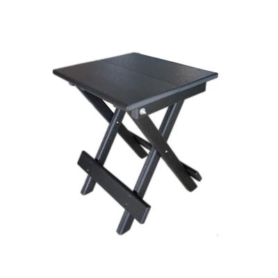 China Waterproof& Weatherproof&Rust UV Resistant HDPE Portable Outdoor Folding Side Table Perfect for Beach Camping Picnics BBQs for sale