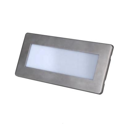 China Modern CE RoHS 5W Dimmable Emergency Rectangular Recessed Led Wall Light for sale