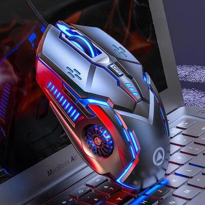 China Mini Triwin Wholesale 2021 Latest Gaming Gaming Mouse G5 7-Color RGB Breathing Led Lightweight PC Laptop Universal Usb Wired Mouse for sale