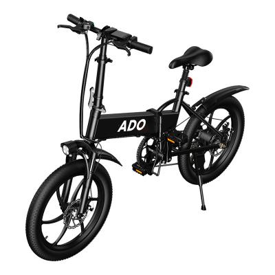 China Aluminum Alloy 350W Lithium Battery ADO A20 Frame Folding e Bike ADO Mountain Road Mountain City Bike Exercise Bike Electric Bike for sale