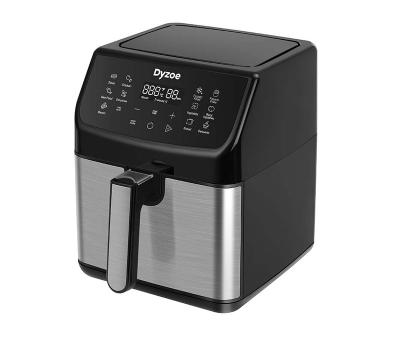 China Easy Operate 1700w 6L Mini Smart Digital Electric Air Fryer Wholesale Element 12 Big Menus for sale