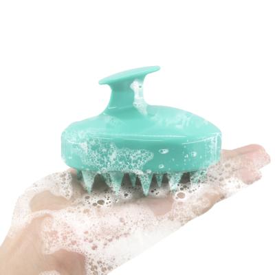 China Silicone Body Scalp Massage Brush Comb Shampoo Hair Wash Comb Shower Brush Head Bath Spa Nondisposable Slimming Massage Brush for sale