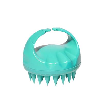 China Nondisposable Hand Held Comb Mini Head Meridian Massage Comb 5 Colors Silicone Scalp Massager Shampoo Brush Wash Shower Hair Comb for sale