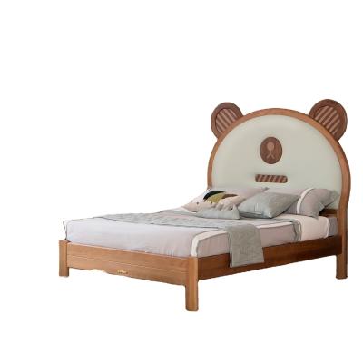 China Newest Contemporary Sampo Kingdom Kids Single Bed Toddler Bed with Wooden Frame for Wholesale for sale