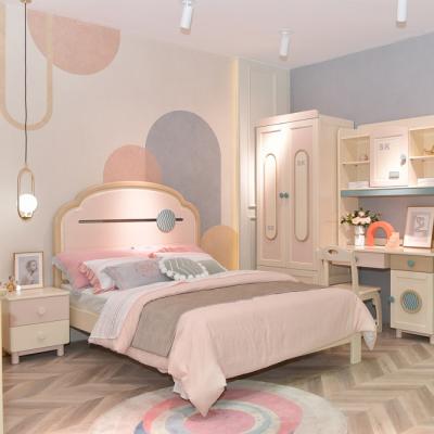 China Modern Single Bed Modern Wood For Kids House Bed With Silk Screen for sale