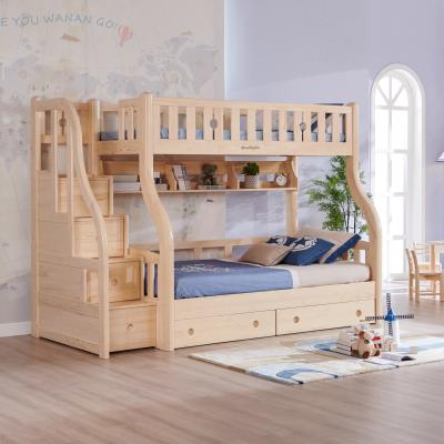 China Contemporary Kids Inflatable Bed Set Bedding Wooden Cubby Sampo Timber House Cubby House With Ladde Kids Bunk Bed for sale