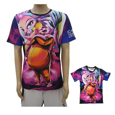 China Wholesale Men's Round Neck Anti-Wrinkle Factory Fitness Digital Printing T Shirts for sale