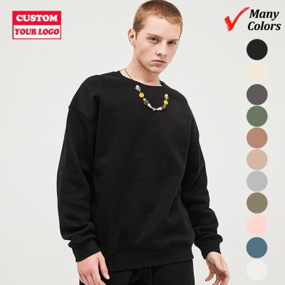 China anti-wrinkle mens cotton unisex 2 piece jogger and sweatpants set mens second crew neck plus size custom sweatshirt for sale