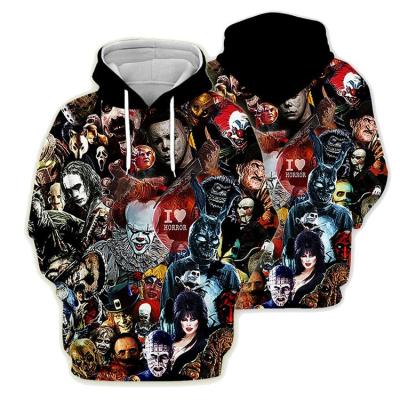 China Custom Anti-wrinkle Hoodies Embroidered Colorblock 3D Christmas Hoodie High Quality Sweatshirts Streetwear for sale