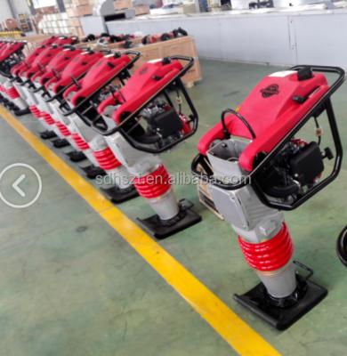 China Construction Tamping Machine HCR70 Rammer / Jumping Rammer Gasoline Vibrator Rammer With 156FC Copy GX100 Motor HCR70A for sale