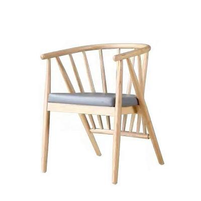 China Dining Chair New Design Rubberwood Princess Armchair for sale