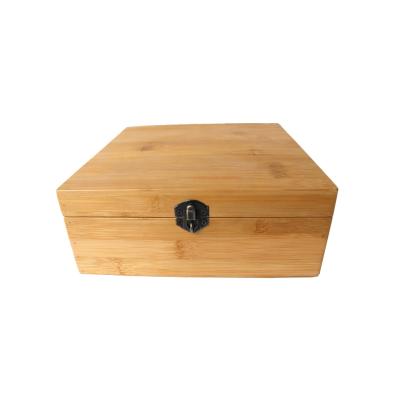 China Hot Selling Farmhouse Bamboo Box Exquisite Bamboo Storage Box for sale