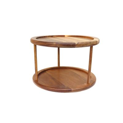 China Hot Sale Display Rack Solid Wood Rotating Rack for sale