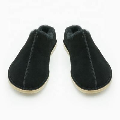 China CUSHIONING Warmlab Comfort Soft Platform Wholesale Luxury Leather Custom Clogs House Fur Mens Slippers for sale