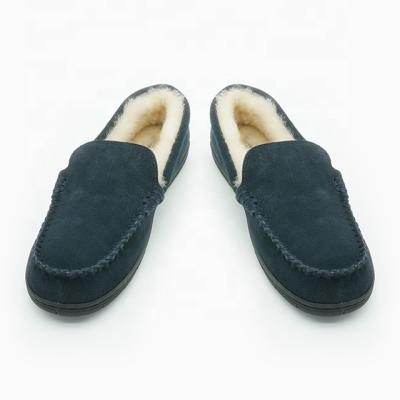 China CUSHIONING Warmlab shearling indoor and outdoor suede leather men's designer soft casual loafers for men for sale