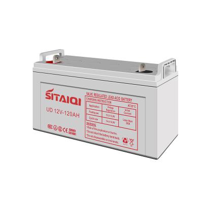 China Favorable Price 12V 120Ah Standard Lead Acid Battery Electric Power Systems Manufacturer Rechargeable Storage Battery VRLA AGM for sale