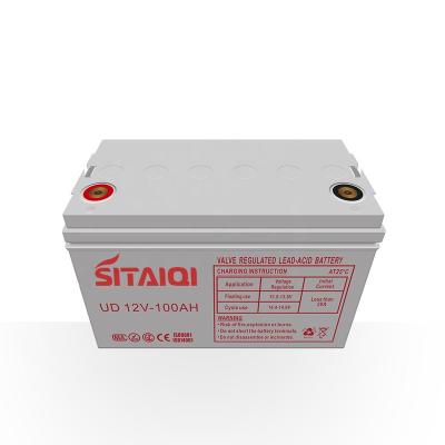 China Electric Power Systems Storage Solar Energy System Rechargeable Deep Cycle Battery 12V 120Ah AGM Sealed Solar Battery for sale