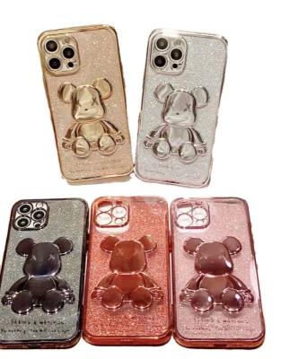 China Brickbear Bling Bling Waterproof Hot Selling Shockproof Mobile Phone Bags 3d Phone Case For iphone 13 13 pro 13 pro max for sale