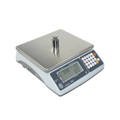 China OIML NTEP China Electronic Price Calculation Scales 30kg With Printer 250 x 215mm for sale