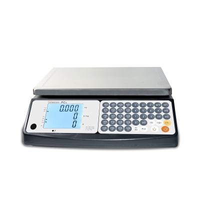 China 30kg OIML Digital Electronic Price Calculating Scale 315x250mm for sale