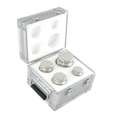 China Stainless Steel Class M1 Calibration Test Weight Set With Aluminum Box for sale