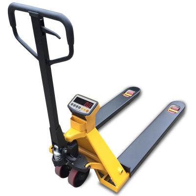 China PH Industrial Warehouse Electric Pallet Truck With Integrated Weight Scale 1150x540mm/1220x680mm for sale